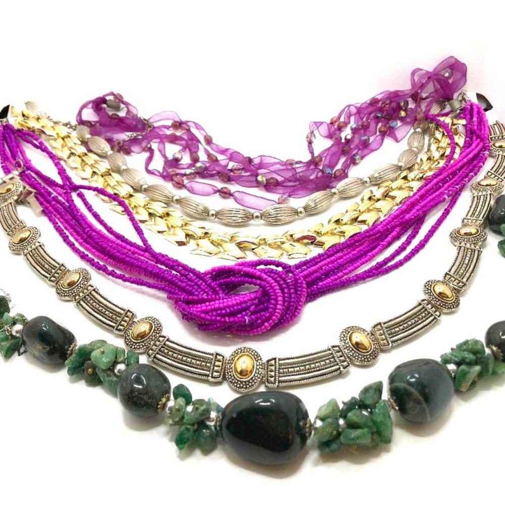 Lot of Choker Necklaces